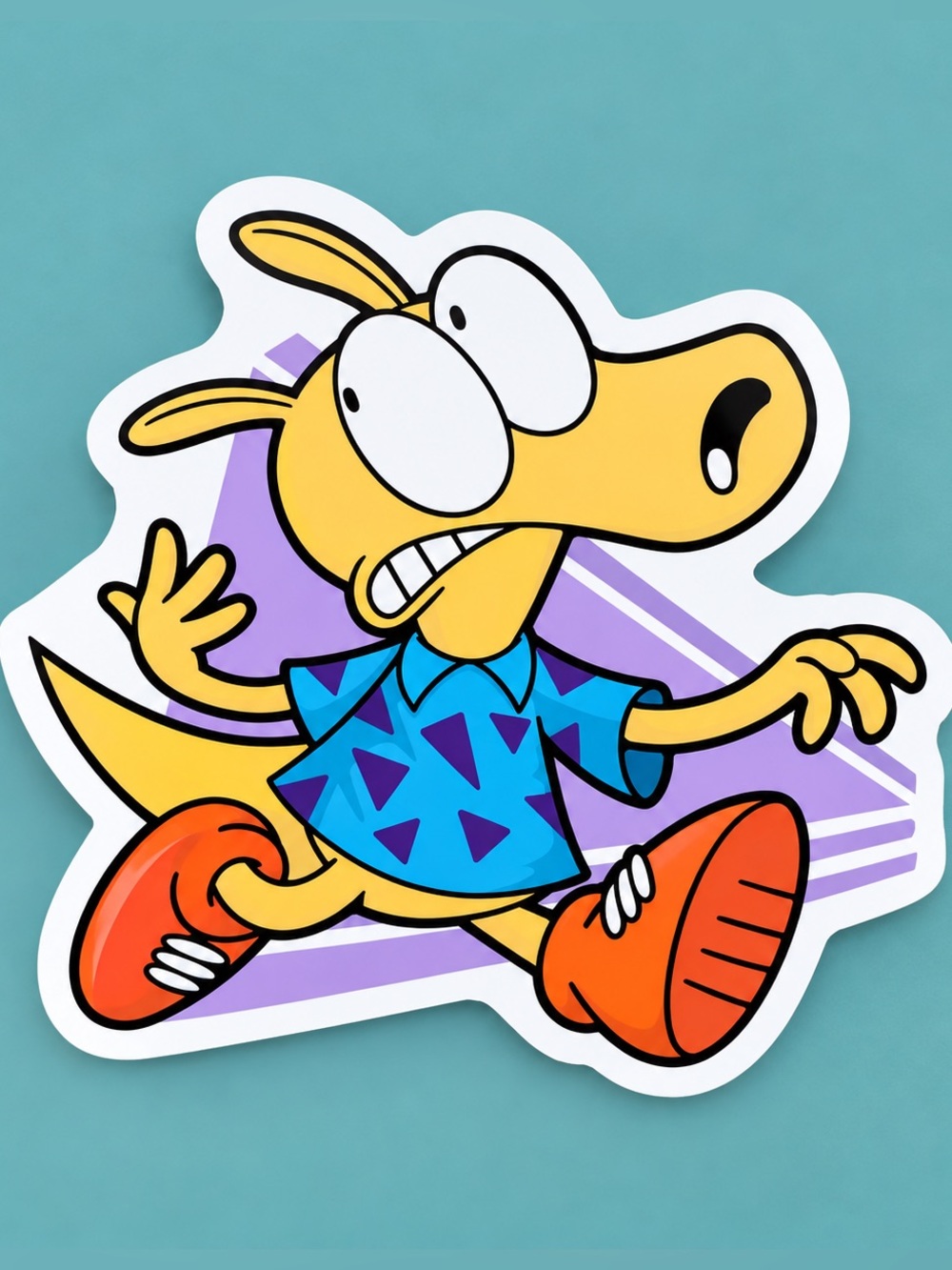 Rocko | Rocko’s Modern Life | 90s Nickelodeon Cartoon Sticker | 5/$10